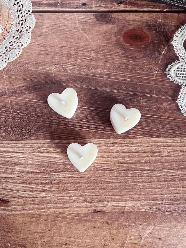 ❤️ Pack de 3 petits coeurs - parfum Douce Lueur
