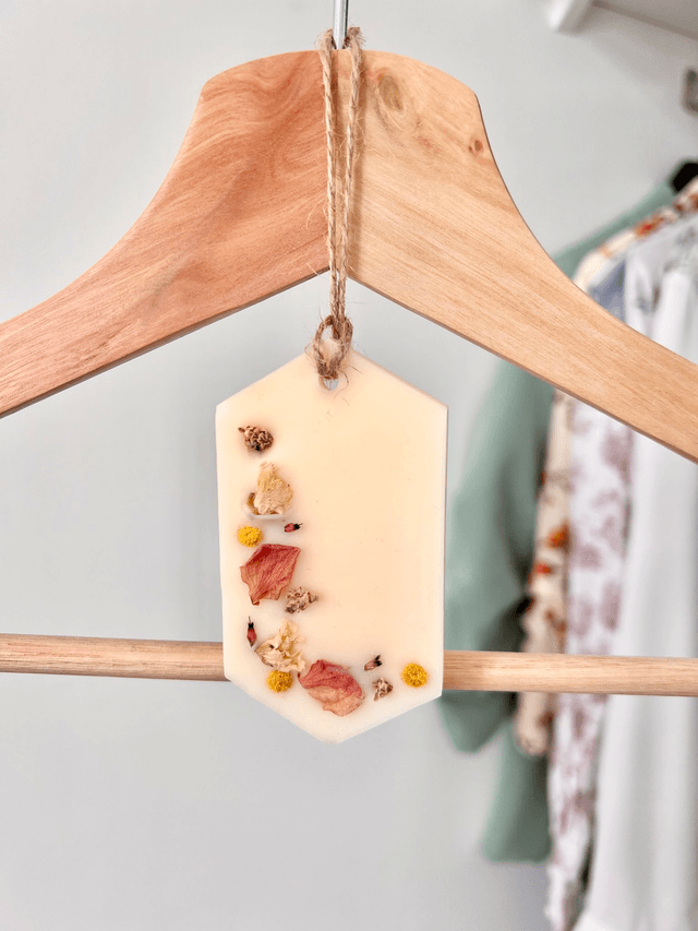 🌸 Suspension parfumée Frangipanier Jasmin - 2 en 1