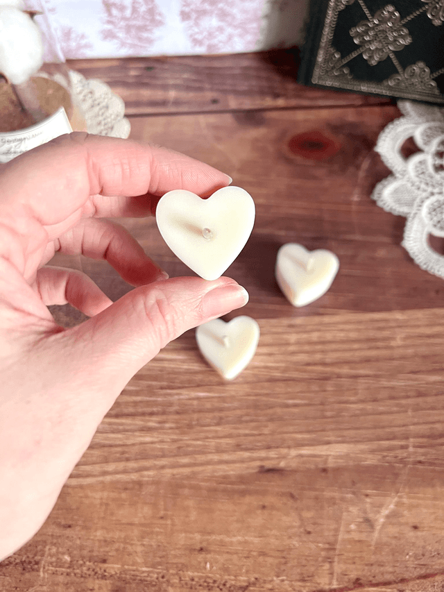 ❤️ Pack de 3 petits coeurs - parfum Douce Lueur