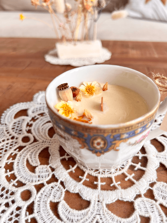 Bougie Café - tasse à café "impératrice"