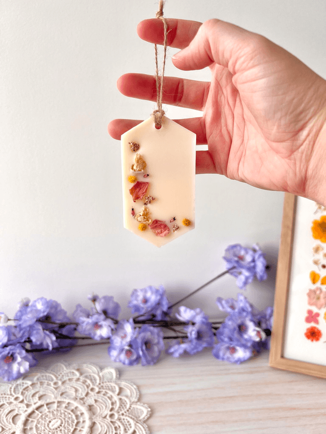 🌸 Suspension parfumée Frangipanier Jasmin - 2 en 1